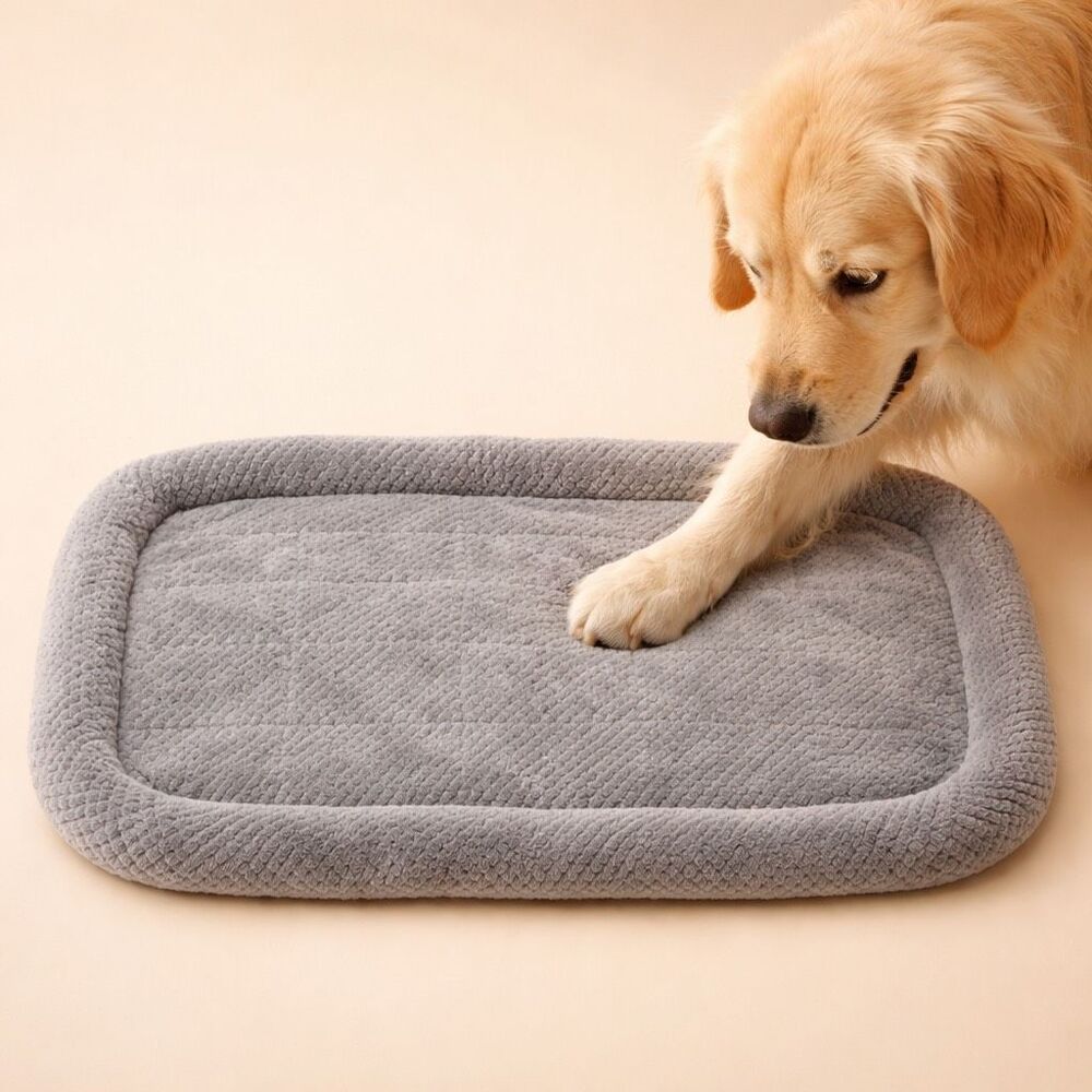 Vibrant Life gray machine washable pet bed